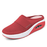 Niulatu Women Mesh Lightweight Shoes Woman Slippers Wedge Shoes Female cushion Sandals Thick Bottem Sneakers Plus Size 43 DJSE