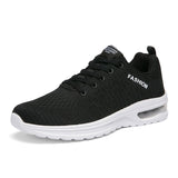 Niulatu Trendy Black Green Air Sneakers Men Shoes Non Slip Air Cushion Trainers Men Couple Flying Weaven Men Casual Sneakers DJSE