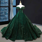 Niulatu Green Long Quinceanera Dresses Sweet 16 Prom Dress Pageant Dress HZ0113