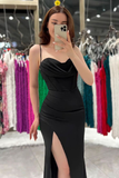 Niulatu Sweetheart Ruched Satin Long Prom Evening Dress HZ1007