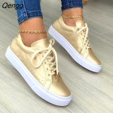 Niulatu Women Casual Sneakers Leisure Platform Luxury Wedge Shoes Lady Golden Height Increasing Footwear Spring Zapatos Mujer DJSE
