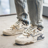 Niulatu Men's Casual Sneakers Mesh Breathable Fashionable Lace Up Running Shoes 2025 Walking Daily Sneakers Jogging Training Footwear DJSE