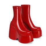 Niulatu Platform Chunky Block High Heels Women Boots Party Designer Casual Ladies Shoes Shoes for Women Platform Boots 2025 DJSE