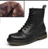 Niulatu Boots Women Genuine Leather Shoes For Winter Boots Shoes Woman Casual Autumn Genuine Leather Botas Mujer Female Ankle Boots DJSE