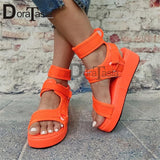 Niulatu New Ladies Platform Gladiator Sandals INS Hot Colorful Wedges Summer Women's Sandals Party Wholesale Shoes Woman DJSE