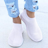 Niulatu Women Sneakers Fashion Socks Shoes Casual White Sneakers Summer Knitted Vulcanized Shoes Women Trainers Tenis Feminino DJSE