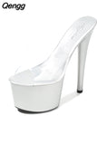 Niulatu sexy women's shoes waterproof platform Roman fish mouth lady super high heel slippers fashion casual sandals DJSE