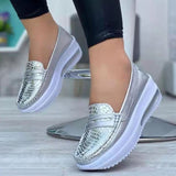 Niulatu Women Shoes Slip On Platform Shoes For Casual Women Sneakers Summer Sports Sneaker Chaussure Femme Soft Vulcanized Shoes Loafers DJSE
