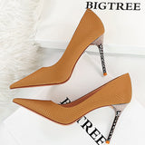 Niulatu Shoes Serpentine Woman Pumps Metal Stiletto High Heels 2025 New Designer Women Heels Sexy Party Shoes Lady Plus Size 43 DJSE