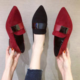 Niulatu Leatheer Band Flats Womenn Pointed Toe Two Wears Four Seasons Single Shoes Slip on Loafers Women Espadrilles DJSE