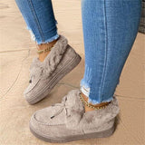 Niulatu New Fashion Women Snow Boots Fur Platform Comfort Winter Shoes Ladies Casual Ankle Boots Suede Female Designer Botas Mujer DJSE