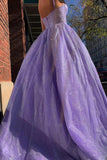 Niulatu A-line Spaghetti Straps Sweetheart Prom Dresses, Evening HZ1007