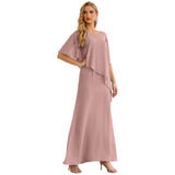 Niulatu Chiffon Plus Size Mother of The Bride Dresses Formal Prom Gown Ruffle HZ1007