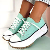 Niulatu Women Platform Canvas Sneakers Lace-Up High Top Female Casual Shoes Fashion Zebra Pattern Lace Up Lady Sports Boots DJSE