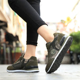 Niulatu Women Vulcanized Shoes Sneakers Ladies Lace-up Casual Shoes Breathable Walking Shoes Zapatos De Mujer Trainers DJSE