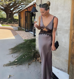 Niulatu Cut Out Lace Prom Dress Evening Dress Vacation Party Dress HZ0113