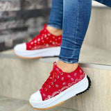 Niulatu Women Canvas Sneakers Comfort Platform Design Shoes 2025 Low Top Female Casual Fashion Lady Sports Footwear Zapatillas Mujer New DJSE