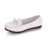 Niulatu Women's Flat Shoes Ballet Flats Moccasin Woman Butterfly-knot Slip On Soft Sole Loafers Women Flock Ladies Footwear 2025 DJSE