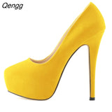 Niulatu women pumps flock 14cm high heels women shoes Pointed Toe Thin Heels valentine Wedding Dress Shoes luxury designer DJSE