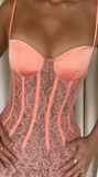 Niulatu Lace Mermaid Prom Dress Long Evening Gown HZ1007