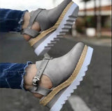 Niulatu Women Sport Shoes Thick Bottom Solid Ladies Vulcanized Sneakers Casual Wedges Slip on Zipper Shoes Women Platform Sneakers DJSE