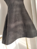 Niulatu A line Halter Black Short Homecoming Dresses Little Black Birthday Outfits SD404