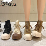 Niulatu Women Flat Shoe Luxury Sneakers Lace Up Solid Color Fashion School Shoes For Women ClasLadies Flats Footwear DJSE
