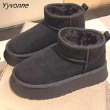 Niulatu Classic Thickened Fluff Women's Snow Boots Comfortable Warm Ankle Boots Women Winter Ladies Shoes Botas Mujer DJSE