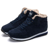 Niulatu Women Sneakers 2025 Keep Warm Winter Sneakers With Fur Winter Shoes For Women Black Sports Chaussure Femme Couple Tennis female DJSE
