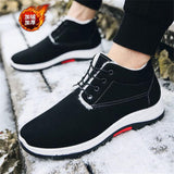 Niulatu Snow Boots Comfortable Warm Boots Ankle boots Wear-resistant Cotton Shoes Men snow boots velvet Ankle boots DJSE