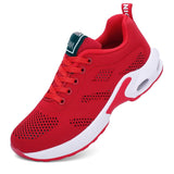 Niulatu Women's Fashion Air Cushion Sports Running Flat Soft Bottom Sneaker Mesh Breathable Casual Shoes for Women 2025zapatillas Mujer DJSE