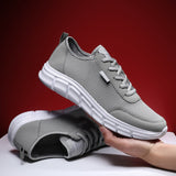 Niulatu Men Casual Shoes Breathable Outdoor Mesh Light Sneakers Male Fashion Casual Shoes 2025 New Comfortable Casual Footwear Men Shoes DJSE