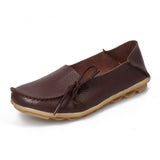 Niulatu Women Genuine Leathe Shoes Moccasins Mother Loafers Soft Slip On Leisure Flats Casual Female Driving Ballet Footwear DJSE