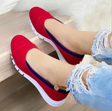 Niulatu Handmade Solid Color Women Shoes Classic Casual Flat Heel Shoes Comfortable Non-slip Fashion Zapatos De Mujer Sneakers DJSE