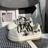 Niulatu Shoes Girls Platform Flat Casual Canvas Sports Shoes Women's Sneakers Summer Vulcanize Running Lolita Tennis Basket DJSE