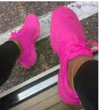 Niulatu Women Shoes Summer 2025 New Fashion Breathable Mesh Platform Sneakers Women's Comfort Plus Size Lace-up Wedge Sport Casual Shoes DJSE