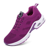 Niulatu Women's Fashion Air Cushion Sports Running Flat Soft Bottom Sneaker Mesh Breathable Casual Shoes for Women 2025zapatillas Mujer DJSE