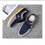 Niulatu Men's Canvas Shoes Lightweight Sports Shoes Casual Mesh Breathable Vulcanized Shoes Classic Fashion Lace Up Work Shoes 2025 DJSE