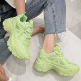 Niulatu Women Platform Chunky Sneakers Designers Fashion Brand Casual Shoes Woman Tennis Basket Female Summer Vulcanized Shoes 2025 DJSE