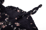 Niulatu Women's Irregular Floral Suspender Dress Holiday Dresses SD231