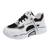 Niulatu Women's Sneakers Lace Up Platform Shoes Woman For Thick Soled Vulcanize Shoes Comfortable Footwear DJSE