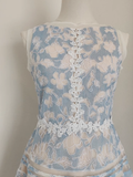 Niulatu A line Scoop Lace Party Dress Short Birthday Dresses SD379