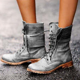 Niulatu Women Casual Motorcycle Boots Women Genuine Leather Ankle Boots Warm Ladies Fashion Winter Shoes DJSE