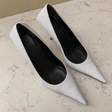 Niulatu Spring Green Ladies Pumps Pointed Toe Sexy Thin High Heels Fashion Shallow Pumps Stiletto Party Office Green Shoes DJSE