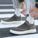 Niulatu Men's Breathable Running Shoes 47 Casual Fashion Outdoor Mens Sports Shoes 46 Light Socks Large Size Men's Jogging Sneakers DJSE