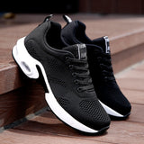 Niulatu Women's Fashion Air Cushion Sports Running Flat Soft Bottom Sneaker Mesh Breathable Casual Shoes for Women 2025zapatillas Mujer DJSE