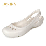 Niulatu Women's fashion Clog Shoes Sandals Sweet Cute Jelly Shoes Women Casual Sandals Garden Lady Beach Plastic Shoes DJSE