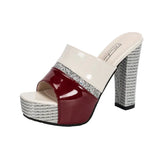 Niulatu Open Toe Ankle Strap Women Sandals Sexy High Heels Lady Shoes Buckle 12.5cm Low Heel Summer Sandals DJSE