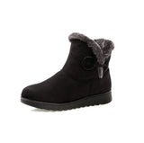 Niulatu Women 2025 Thick Plush Warm Snow Boots Women Zipper Comfortable Outdoor Ankle Boots Casual Cotton Shoes DJSE