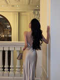 Sexy Mermaid Spaghetti Straps Champagne 18th Birthday Dress Party Gown Birthday Outfits Birthday Dress Ideas For Women HZ1214